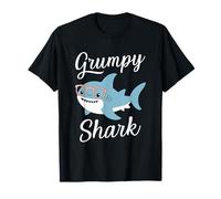 Grumpy Shark Funny Matching Family Grandpa T-Shirt