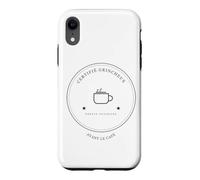 grumpy since always before the minimalist design coffee Case for iPhone XR