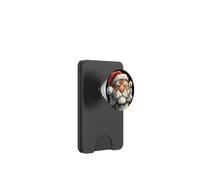 Grumpy Tiger in Christmas Mood Costume PopSockets PopWallet for MagSafe