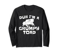 Grumpy Toad Simple Halloween Outfit for Men Dad T-Shirt Long Sleeve T-Shirt