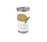 Grumpy Turtle Losing My Funny Adult Humor Stainless Steel Insulated Tumbler