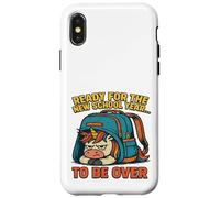 Grumpy Unicorn Back to School Funny New School Year Case for iPhone X/XS