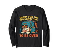 Grumpy Unicorn Back to School Funny New School Year Long Sleeve T-Shirt