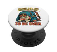 Grumpy Unicorn Back to School Funny New School Year PopSockets Adhesive PopGrip