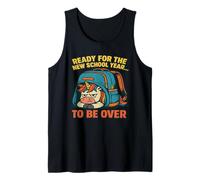 Grumpy Unicorn Back to School Funny New School Year Tank Top