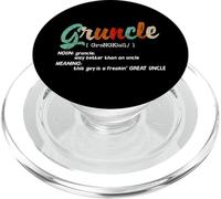 Gruncle Definition Promoted To Great Uncles Out There Gift PopSockets PopGrip for MagSafe