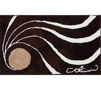 Grund Designer Bath Mat COLANI, Ultra Soft and Absorbent, Anti Slip, 5 Years Warranty, Colani 18, Bath Mat 70x120 cm, Brown