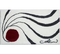 Grund Designer Bath Mat COLANI, Ultra Soft and Absorbent, Anti Slip, 5 Years Warranty, Colani 18, Bath Mat 60x100 cm, White