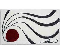Grund Designer Bath Mat COLANI, Ultra Soft and Absorbent, Anti Slip, 5 Years Warranty, Colani 18, Bath Mat 70x120 cm, White