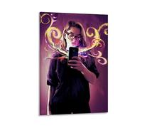 Grundaf The Appeal of New Worlds Poster Retro Canvas Art Painting Vintage Office Home Bar Wall Decor 08x12inch(20x30cm)