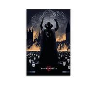 Grundaf V For Vendetta Poster Retro Canvas Art Painting Vintage Office Home Bar Wall Decor 20x30inch(50x75cm)