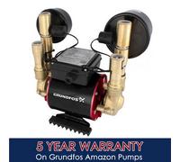 Grundfos Watermill 3.0 Bar Brass Amazon Negative Head Twin Shower Pump Stn-3.0 B