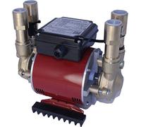 Grundfos Watermill Amazon 4.0 Bar Continuously Rated Regenerative Twin Impeller Positive Head Shower Pump STP-4.0 B (230V, 22mm Connectors, Anti-Vibration Feet, Inc Stainless Steel Flexible Hoses)