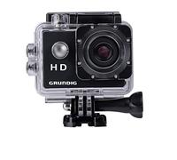 Grundig Action Camera HD720P Underwater Camera Waterproof up to 30 m 2 Inch LCD Screen Includes Various Accessories Motion Detection Black