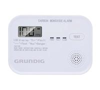 GRUNDIG Carbon Monoxide Detector with LCD Display, Dimensions: 12 x 8 x 3.5 cm (W x H x D)