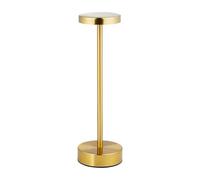 Grundig Rechargeable Desk Lamp - Wireless Touch USB C Lamp 3 Lighting Modes - Gold - 8 x 32 cm