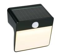 Grundig Solar Garden Lights - Solar Garden Lights with Motion Sensor - Warm White Light for Outdoor - IP44 Splash Proof - 6-8 Hours Charging Time - Black
