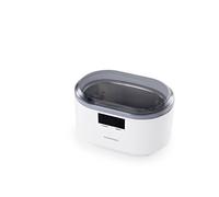 Grundig UC 6620 Ultrasonic Cleaner with Timer Function, High Efficiency Cleaning with Ultrasonic Dual Wave Principle, 500ml Water Tank, 50W Power, Integrated Watch Holder, White
