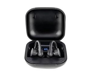 grundig Wireless Bluetooth Headphones - True Wireless Sport Earbuds - Headphones Up to 30 Hours Playtime - USB-C Fast Charge - Comfortable Fit - Black
