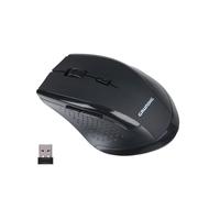 Grundig Wireless Mouse 2.4GHz - Mouse Wireless with USB Receiver and 3 DPI Settings - Plug & Play for Laptop and Computer - Silent Use - Black