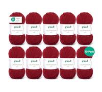 Grundl Lisa Premium uni 50g - Bordeaux 13 -Pack of 10