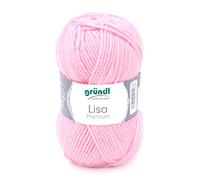 Grundl Lisa Premium Uni, Acrylic, babyrosa 05, 50g, 760-05