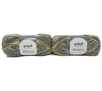 Grundl Wool Knitting Yarn & Wool Amica Pack of 5 Balls 100 g Each Ball 07