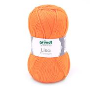 Grundl Yarn, Acrylic, Orange, 50g