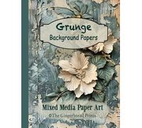Grunge Background Papers Mixed Media Paper Art Collection Great for Junk Journaling, Paper crafts, Scrapbooking, Card Making