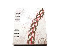 Grunge Baseball Notebook, Pu Leather Notebooks, Lined Paper Revision Notebooks 180Pages/90Sheets, Notepad A5 for Writing, Exercise Books A5 for Women, College Essentials Journal Diary