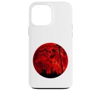 Grunge Bats Flying Gothic Blood Red Moon T-Shirt Case for iPhone 13 Pro Max