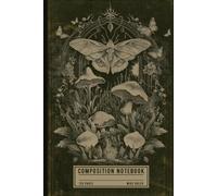 Grunge Butterfly Journal: Vintage Moth & Mushroom Notebook for Artists, Teens & Fantasy Lovers