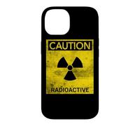 Grunge Caution Radioactive Nuclear Hazard Warning Symbol Case for iPhone 14