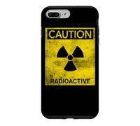 Grunge Caution Radioactive Nuclear Hazard Warning Symbol Case for iPhone 7 Plus/8 Plus
