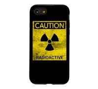 Grunge Caution Radioactive Nuclear Hazard Warning Symbol Case for iPhone SE (2020) / 7/8