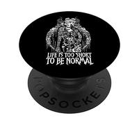 Grunge Gothic Zombie Death Life’s Too Short Punk Ghoulish PopSockets Swappable PopGrip