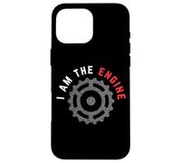 Grunge Mountain Bike I Am The Engine for MTB Trail Riding Case for iPhone 16 Pro Max