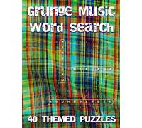 Grunge Music Word Search: 40 Themed Puzzles
