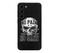 Grunge No Pain No Gain Camouflage Hard Case Compatible with Galaxy S23 S23 Plus S23 Ultra TPU Cover for Men Women