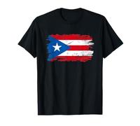 Grunge Puerto Rican Flag Distressed Puerto Rico Heritage T-Shirt
