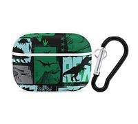 Grunge T-rex Inosaur Headphone Protective Case with Keychain Cute Earphone Case Compatible for Airpods Pro