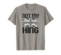 Grunge Vintage British Flag Abolish The Monarchy Not My King T-Shirt