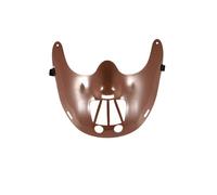 Grunge Wear Hannibal Lecter Mask Halloween Costume - Scary Horror Party Fancy Dress Cosplay for Adults
