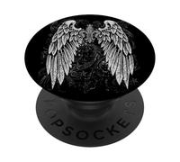 Grunge Wings Angel On Back y2k 2000s Goth Vintage Harajuku PopSockets Adhesive PopGrip