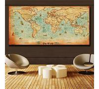 GRUNI 5D Diamond Painting Kits for Adults The Old World Map Full Round Drill Diamond Art Crystal Rhinestone Embroidery Cross Stitch Arts Craft for Home Wall Decor Gift 40x60cm/16x24inch