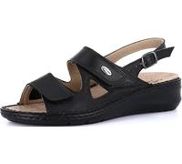 GRUNLAND-DAMI comfort sandal with double straps, removable cork and leather insole, Conforma sole and hand-stitched seams