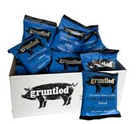 Gruntled Premium Pork Crackling, Salted, 20 x 35g (700g) box
