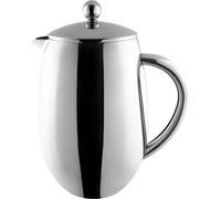 Grunwerg 6 Cup Double Walled Cafetière Plunger coffee maker - 18/10 stainless steel