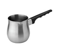 Café Ole S8059/06 Café Olé Stainless Steel Turkish Pot Cezve Ibrik Style Traditional Stovetop Coffee Maker 6oz (170ml), Silver