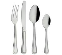 Grunwerg Bead 24-Piece Cutlery Set Gift Boxed, 18/0 Stainless Steel